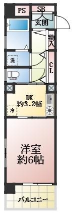 神戸市中央区布引町 中古マンション間取画像