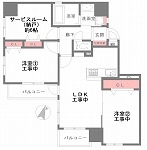 ウォームスヴィル中山手|(神戸市中央区中山手通)の中古マンション間取画像