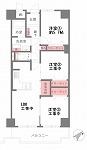 ルジェンテ・リベル六甲道|(神戸市灘区桜口町)の中古マンション間取画像