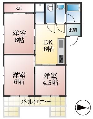 神戸市中央区相生町 中古マンション間取画像