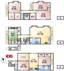 神戸市東灘区甲南町 中古一戸建間取画像