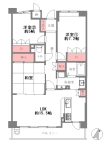 神戸市東灘区深江南町 中古マンション間取画像