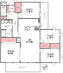 西宮市霞町 中古マンション間取画像