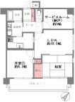 神戸市中央区中町通 中古マンション間取画像