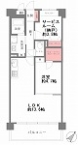 神戸市灘区篠原南町 中古マンション間取画像